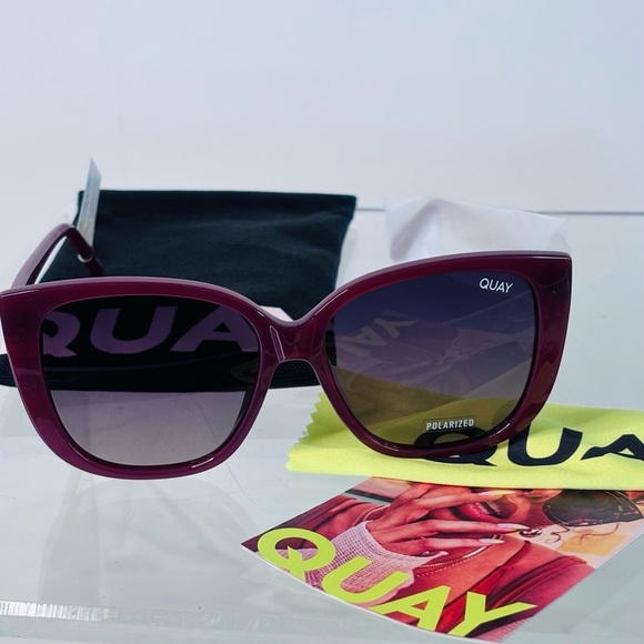 Quay Women's Ever After Sunglasses, brown/smoke taupe polarized - Picture 1 of 8